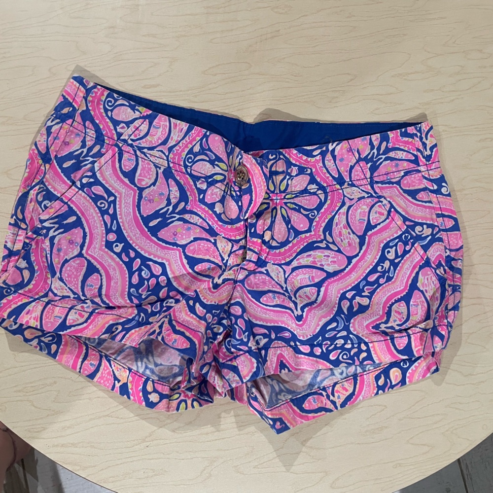Lilly Pulitzer shorts.